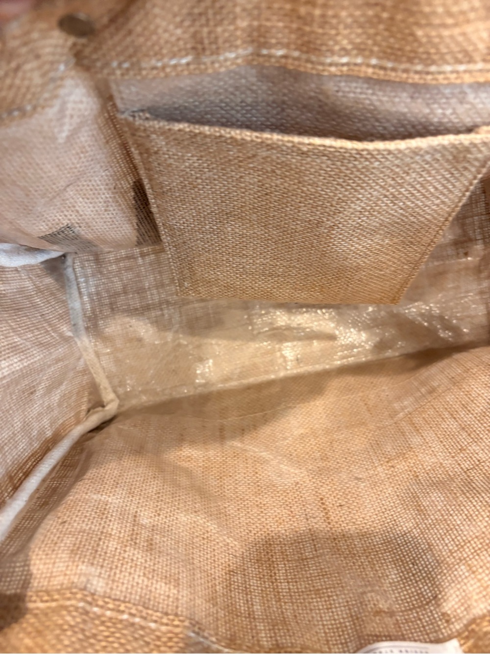 LOCAL Jute Tote Bag with Black Handles - Picture 11 of 14
